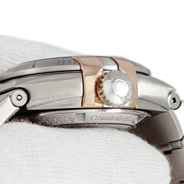 腕時計 オメガ OMEGA コンステレーション ブラッシュ コーアクシャル 123.20.27.20.55.004 自動巻き レディース K18RG×SS ダイヤ