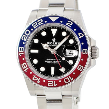 腕時計 ロレックス ROLEX GMTマスター II 126710BLRO ランダム番 自動巻き メンズ ランダム番 赤 青 黒 ペプシ ベンツ針 デイト