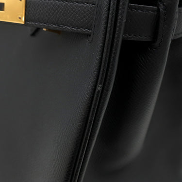 エルメス HERMES バーキン30 ブラック ヴォーエプソン ハンドバッグ ゴールド金具 黒