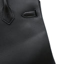 エルメス HERMES バーキン30 ブラック ヴォーエプソン ハンドバッグ ゴールド金具 黒