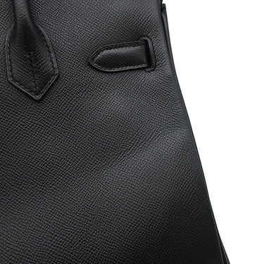 エルメス HERMES バーキン30 ブラック ヴォーエプソン ハンドバッグ ゴールド金具 黒