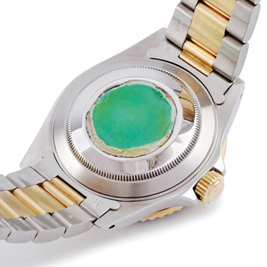 腕時計 ロレックス ROLEX サブマリーナー デイト 16613 E番 自動巻き メンズ E番 K18YG×SS コンビ ヴァイオレット 青サブ