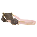 ルイヴィトン LOUIS VUITTON ミュルティ ポシェット アクセソワール M44840 ローズクレール モノグラムキャンバス ショルダーバッグ ゴールド金具