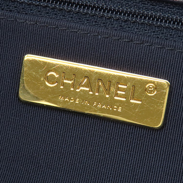 シャネル CHANEL CHANEL 19 ラージ ハンドバッグ AS1161 ネイビー ラムスキン ショルダーバッグ ゴールド金具 チェーンショルダー