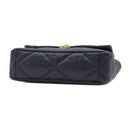 シャネル CHANEL CHANEL 19 ラージ ハンドバッグ AS1161 ネイビー ラムスキン ショルダーバッグ ゴールド金具 チェーンショルダー