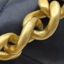 シャネル CHANEL CHANEL 19 ラージ ハンドバッグ AS1161 ネイビー ラムスキン ショルダーバッグ ゴールド金具 チェーンショルダー