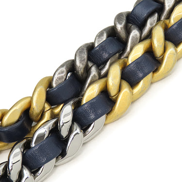 シャネル CHANEL CHANEL 19 ラージ ハンドバッグ AS1161 ネイビー ラムスキン ショルダーバッグ ゴールド金具 チェーンショルダー