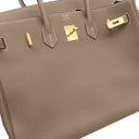 エルメス HERMES バーキン35 エトゥープ トゴ ハンドバッグ ゴールド金具 グレージュ