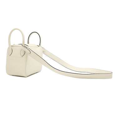 エルメス HERMES リンディ 2 ミニ 20 クレーム トリヨンクレマンス ショルダーバッグ ゴールド金具 白
