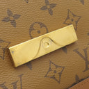 ルイヴィトン LOUIS VUITTON ドーフィーヌ MM M45958 ブラウン×ベージュ モノグラムキャンバス モノグラムリバースキャンバス ショルダーバッグ ゴールド金具 茶