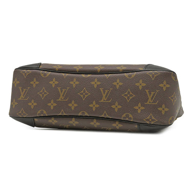 ルイヴィトン LOUIS VUITTON オデオン NM MM M45352 モノグラム×ノワール モノグラムキャンバス レザー ショルダーバッグ ゴールド金具 茶 黒 ショルダー