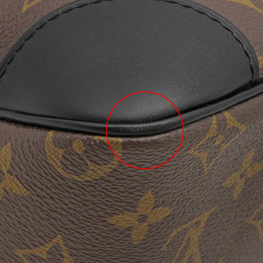 ルイヴィトン LOUIS VUITTON オデオン NM MM M45352 モノグラム×ノワール モノグラムキャンバス レザー ショルダーバッグ ゴールド金具 茶 黒 ショルダー