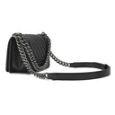 シャネル CHANEL ボーイシャネル 20 A67085 ブラック キャビアスキン ショルダーバッグ ガンメタル金具 チェーンバッグ