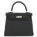 エルメス HERMES ケリー25 内縫い ブラック トゴ 2WAYバッグ シルバー金具 新品 未使用 黒 2026年製