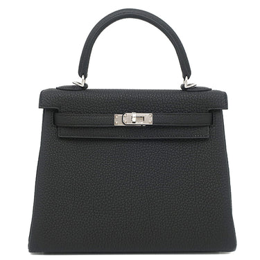 エルメス HERMES ケリー25 内縫い ブラック トゴ 2WAYバッグ シルバー金具 新品 未使用 黒 2026年製