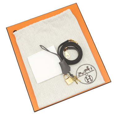 エルメス HERMES ケリー25 内縫い エタン トゴ 2WAYバッグ ゴールド金具 グレージュ 2025年製