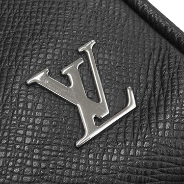 ルイヴィトン LOUIS VUITTON メッセンジャーPPM M30265 ノワール タイガ ショルダーバッグ シルバー金具 黒
