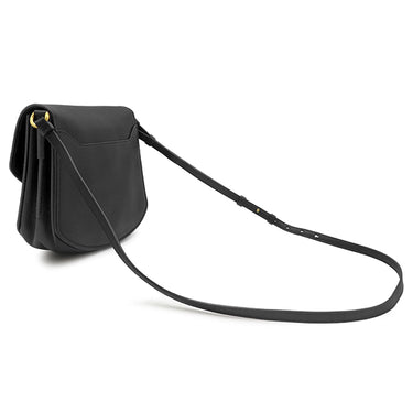 サルヴァトーレ・フェラガモ Salvatore Ferragamo マーゴット 21H766 ブラック レザー ショルダーバッグ ゴールド金具 ガンチーニ 黒