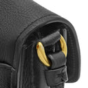 サルヴァトーレ・フェラガモ Salvatore Ferragamo マーゴット 21H766 ブラック レザー ショルダーバッグ ゴールド金具 ガンチーニ 黒