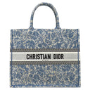 クリスチャン・ディオール Christian Dior ブックトート ラージ M1286ZRXR_M49E ブルー コットン トートバッグ 青 エンブロイダリー ボタニカル柄