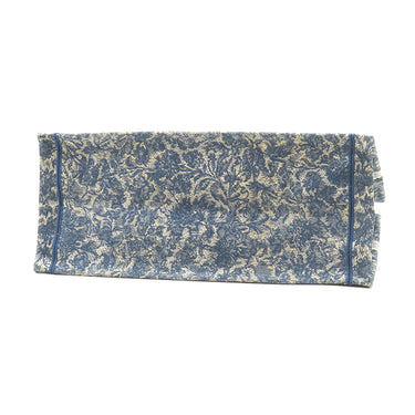 クリスチャン・ディオール Christian Dior ブックトート ラージ M1286ZRXR_M49E ブルー コットン トートバッグ 青 エンブロイダリー ボタニカル柄