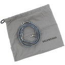 バレンシアガ BALENCIAGA BBモノグラム シグネチャー スモール ショッパー 702699 ライトブルー デニム 2WAYバッグ シルバー金具 トートバッグ ショルダー