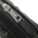 バーバリー BURBERRY ローラ ミニ キルティング カメラバッグ ブラック レザー ショルダーバッグ シルバー金具 黒 チェーンショルダー