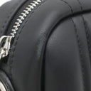 バーバリー BURBERRY ローラ ミニ キルティング カメラバッグ ブラック レザー ショルダーバッグ シルバー金具 黒 チェーンショルダー