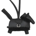 エルメス HERMES ロデオ ロベオ プラッシュ PM ブラック アニョーミロ ヴォースイフト メリノウール バッグチャーム シルバー金具 新品 未使用 黒 ソーブラック 2026年製