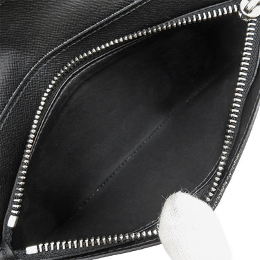 ルイヴィトン LOUIS VUITTON ポルトフォイユ ブラザ M30501 ブラック タイガ 長財布 シルバー金具 黒 二つ折り