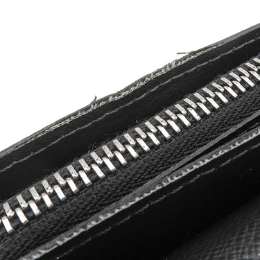 ルイヴィトン LOUIS VUITTON ポルトフォイユ ブラザ M30501 ブラック タイガ 長財布 シルバー金具 黒 二つ折り