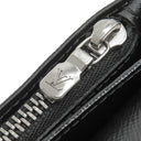 ルイヴィトン LOUIS VUITTON ポルトフォイユ ブラザ M30501 ブラック タイガ 長財布 シルバー金具 黒 二つ折り