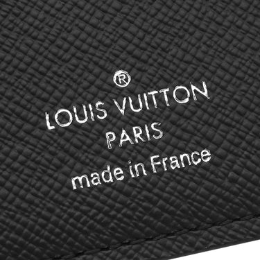 ルイヴィトン LOUIS VUITTON ポルトフォイユ ブラザ M30501 ブラック タイガ 長財布 シルバー金具 黒 二つ折り