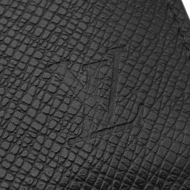 ルイヴィトン LOUIS VUITTON ポルトフォイユ ブラザ M30501 ブラック タイガ 長財布 シルバー金具 黒 二つ折り