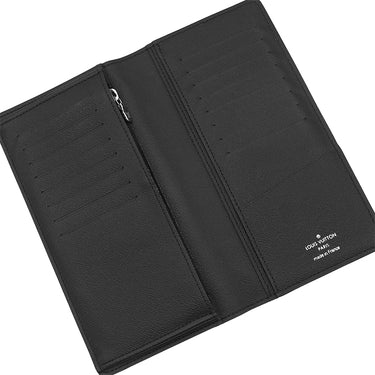 ルイヴィトン LOUIS VUITTON ポルトフォイユ ブラザ M30501 ブラック タイガ 長財布 シルバー金具 黒 二つ折り