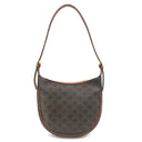 セリーヌ CELINE スモール エロイズ 11725FQM タン キャンバス レザー ショルダーバッグ ゴールド金具 茶 ショルダー トリオンフ