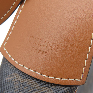 セリーヌ CELINE スモール エロイズ 11725FQM タン キャンバス レザー ショルダーバッグ ゴールド金具 茶 ショルダー トリオンフ