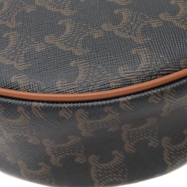 セリーヌ CELINE スモール エロイズ 11725FQM タン キャンバス レザー ショルダーバッグ ゴールド金具 茶 ショルダー トリオンフ