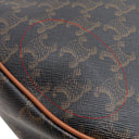 セリーヌ CELINE スモール エロイズ 11725FQM タン キャンバス レザー ショルダーバッグ ゴールド金具 茶 ショルダー トリオンフ