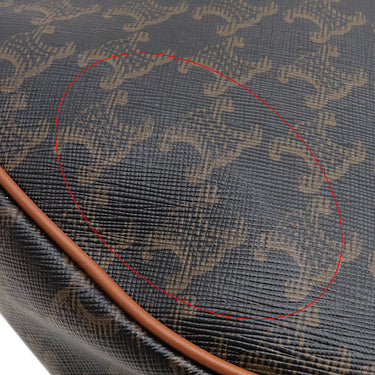 セリーヌ CELINE スモール エロイズ 11725FQM タン キャンバス レザー ショルダーバッグ ゴールド金具 茶 ショルダー トリオンフ