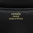 エルメス HERMES コンスタンス3 ミニ ミロワール ブラック ボックスカーフ ショルダーバッグ ゴールド金具 黒 2025年製