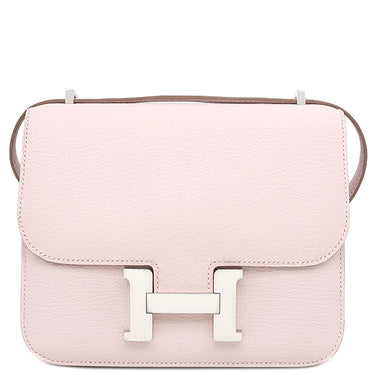 エルメス HERMES コンスタンス3 ミニ ミロワール モーヴペール シェブルミゾル ショルダーバッグ シルバー金具