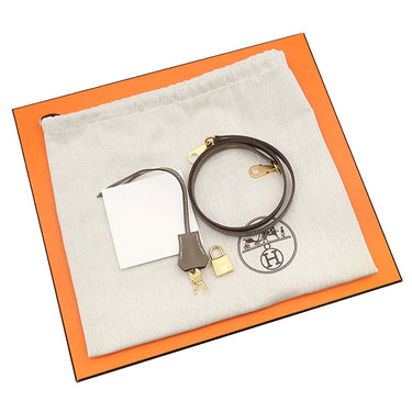 エルメス HERMES ボリード1923 30 エトゥープ ヴォーエプソン 2WAYバッグ ゴールド金具 グレージュ 2026年製