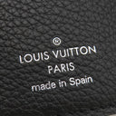ルイヴィトン LOUIS VUITTON ポルトフォイユ ロックミニ M63921 ブラック カーフ 三つ折り財布 シルバー金具 黒 コンパクトウォレット