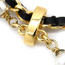 シャネル CHANEL ココマーク ロング ABE732-B18632-NAAOL ゴールド GP ラインストーン フェイクパール ネックレス CCマーク ラインストーン フェイクパール Y字型