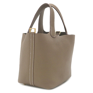 エルメス HERMES ピコタンロック PM エトゥープ トリヨンクレマンス ハンドバッグ ゴールド金具 新品 未使用 グレージュ 2026年製