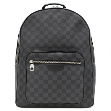 ルイヴィトン LOUIS VUITTON ジョッシュ N41473 ダミエグラフィット ダミエグラフィットキャンバス レザー リュック・デイパック シルバー金具 バックパック 黒