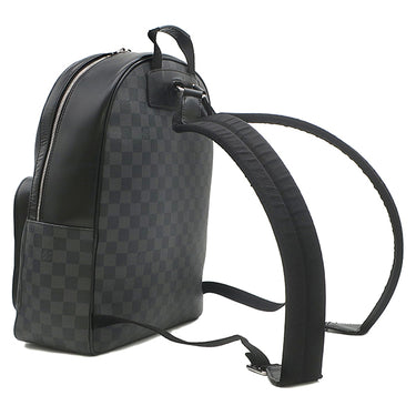 ルイヴィトン LOUIS VUITTON ジョッシュ N41473 ダミエグラフィット ダミエグラフィットキャンバス レザー リュック・デイパック シルバー金具 バックパック 黒
