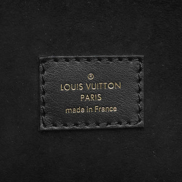 ルイヴィトン LOUIS VUITTON オンマイサイド MM M58908 ブラック×ホワイト レザー シアリング 2WAYバッグ ゴールド金具 黒 白 ファー ベルベット