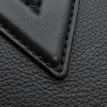 ルイヴィトン LOUIS VUITTON オンマイサイド MM M58908 ブラック×ホワイト レザー シアリング 2WAYバッグ ゴールド金具 黒 白 ファー ベルベット
